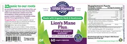 Label for Lion's Mane Plus