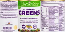 Label for Slimming Greens