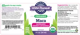 Label for Maca Extract