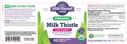 Label for Milk Thistle
