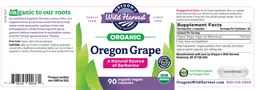 Label for Oregon Grape
