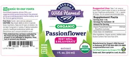Label for Passionflower Extract