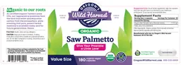 Label for Saw Palmetto