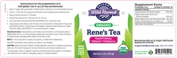 Label for Rene's Tea