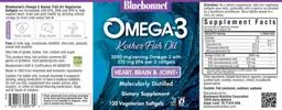 Label for Omega-3 Kosher Fish Oil