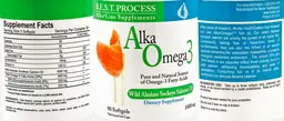 Label for Alka Omega3 1000 mg