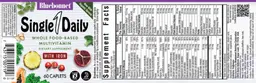 Label for Single 1 Daily with Iron