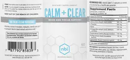 Label for Calm + Clear