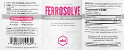 Label for FerroSolve