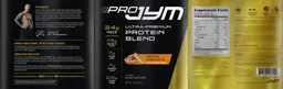 Label for Pro JYM Chocolate Peanut Butter