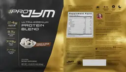 Label for Pro JYM Cookies & Cream