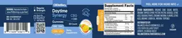 Label for Daytime Synergy CBG 15 mg + CBD 15 mg Gummies Orange Flavored