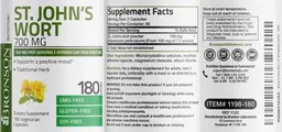 Label for St. John's Wort 700 mg