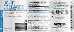 Label for UC-II Collagen with Undenatured Type II Collagen