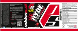 Label for Mr Hyde Intense Energy Pre Workout Punch
