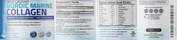Label for Wild Caught Nordic Marine Collagen Unflavored