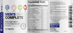 Label for Men's 50+ Complete