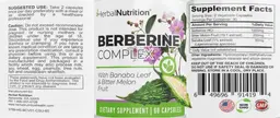 Label for Berberine Complex