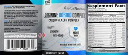 Label for L-Arginine Cardio Complete