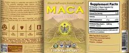 Label for Gelatinized Maca