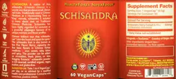 Label for Schisandra