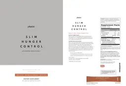 Label for Slim Hunger Control
