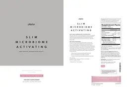 Label for Slim Microbiome Activating