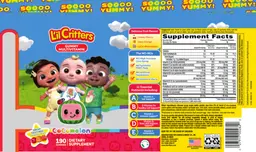 Label for Gummy Multivitamin CoComelon