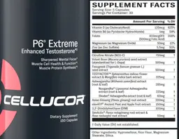 Label for P6 Extreme
