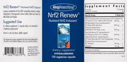 Label for Nrf2 Renew Nutrient Nrf2 Inducers