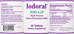 Label for Iodoral IOD 6.25