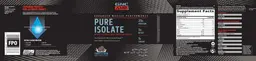 Label for Pure Isolate Cookies & Cream