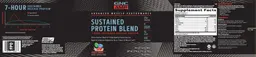 Label for Sustained Protein Blend Fruity Crisps