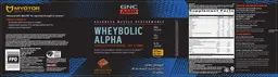 Label for Wheybolic Alpha Chocolate Fudge