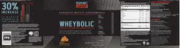 Label for Wheybolic Creamy Peanut Butter