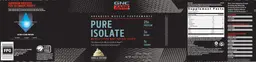 Label for Pure Isolate Vanilla Custard