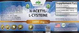 Label for N-Acetyl-L-Cysteine 1600 mg