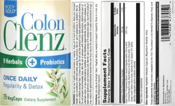 Label for Colon Clenz