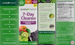 Label for 7-Day Cleanse