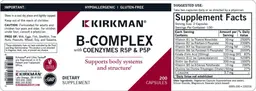 Label for B-Complex with CoEnzymes R5P & P5P