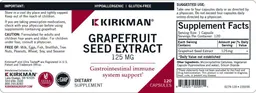 Label for Grapefruit Seed Extract 125 mg