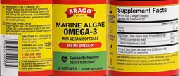 Label for Marine Algae Omega-3