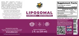 Label for Liposomal Curcumin + Resveratrol