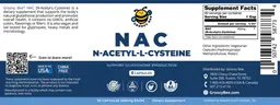 Label for NAC N-Acetyl-L-Cysteine 500 mg