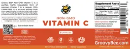 Label for Non-GMO Vitamin C 600 mg