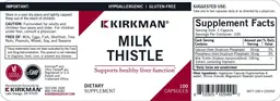 Label for Milk Thistle