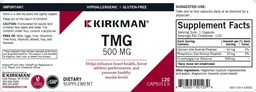 Label for TMG 500 mg