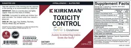 Label for Toxicity Control