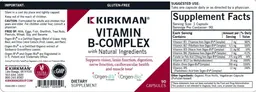 Label for Vitamin B-Complex