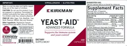 Label for Yeast Aid Advanced Formula